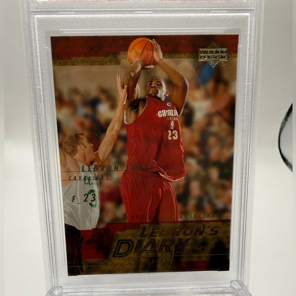 2003 Upper Deck LeBron's Diary Lebron James #LJ7 Basketball PSA 9 Mint